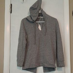 Women's Lanston Gray Hooded Sweater